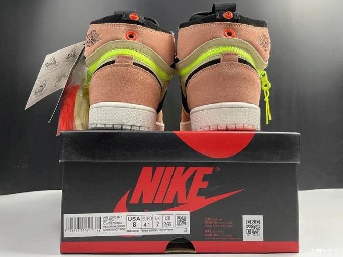 Rep Husky CW6576-800 Air Peach 1 High Switch Jordan 0727